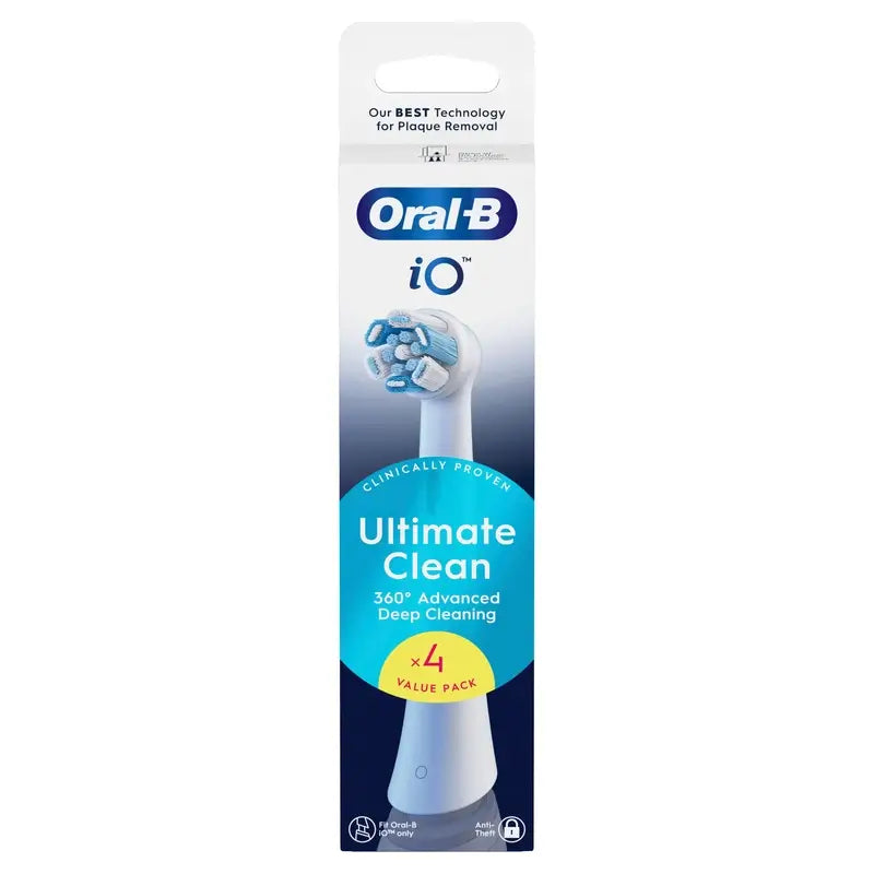 Tête de brosse de remplacement Oral-B iO Ultimate Clean, 4 pièces