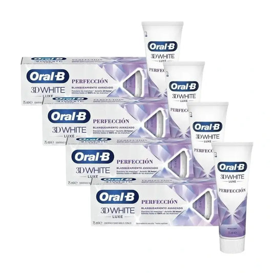 Oral-B Dentifrice 3D Luxe Perfection, 75 ml x 4 unités