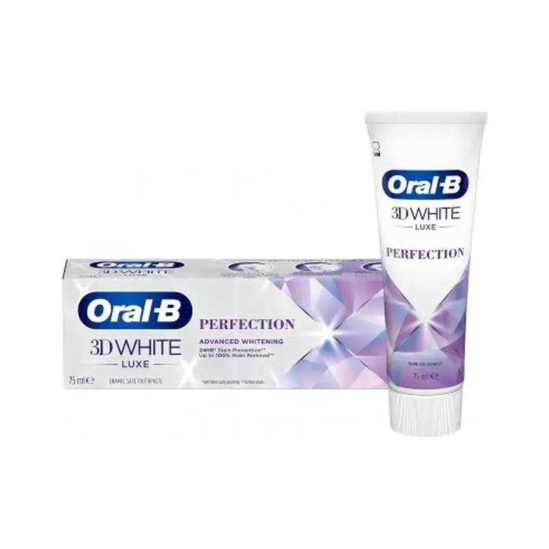 Oral-B 3D White Advanced Perfection Dentifrice, 2x75 ml