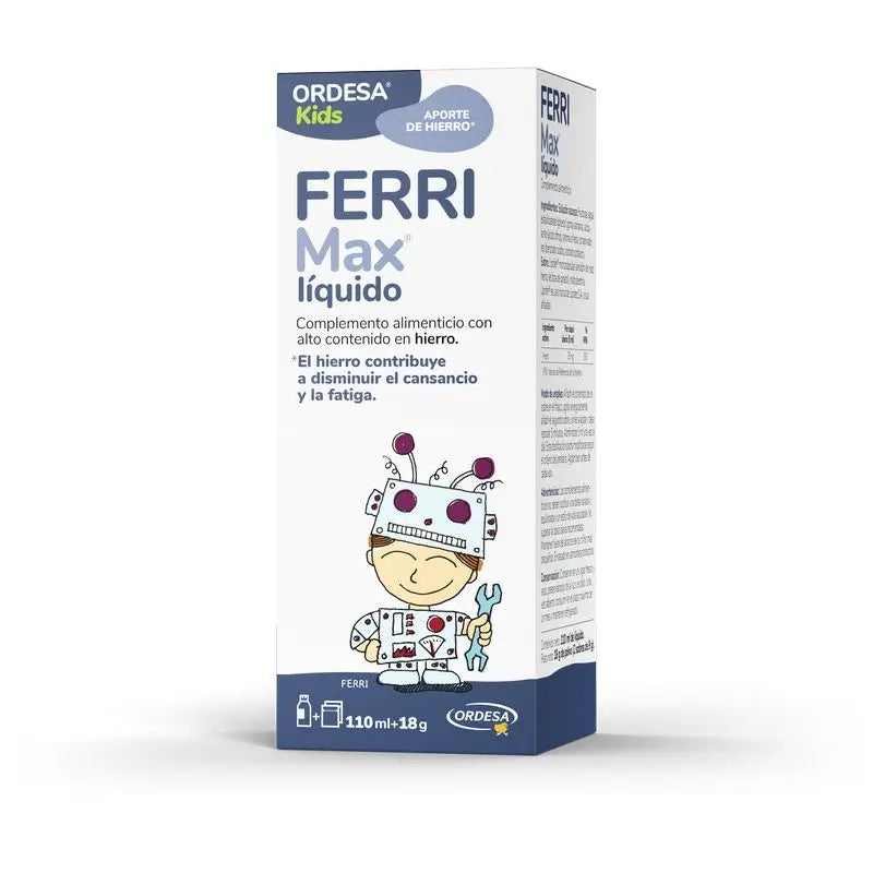 Ordesa Ferrimax Liquide, 110 Ml + 2 Sachets