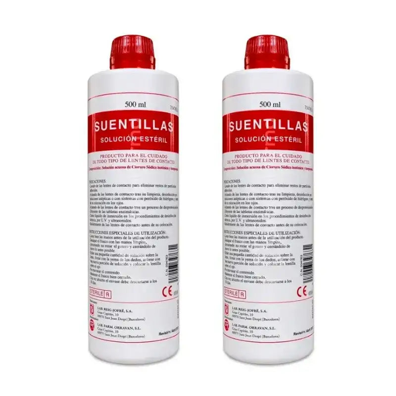 Orravan Duplo Solution unique pour lentilles de contact 2 x 500 ml