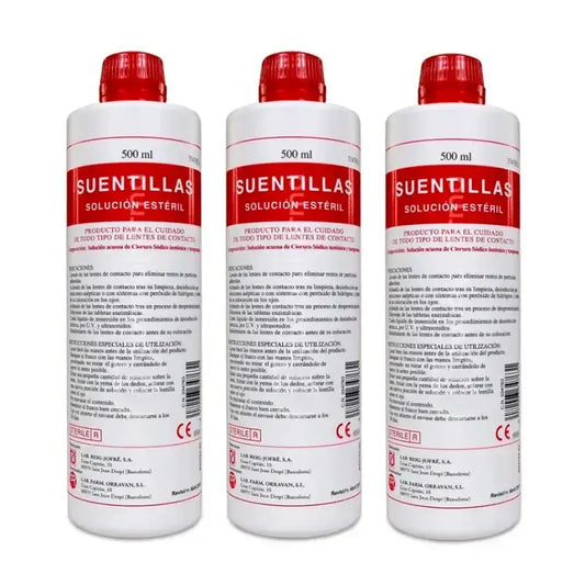 Orravan Triplo Single Solution pour lentilles de contact 3 x 500 ml