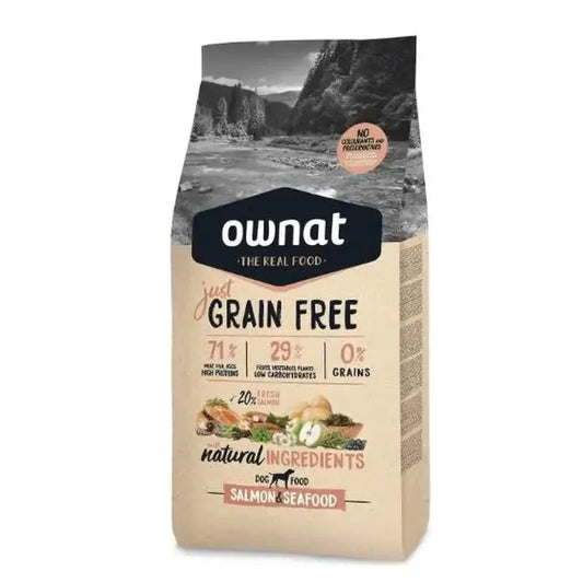 Ownat Just Canine Adulte Sans Grains Saumon 14Kg