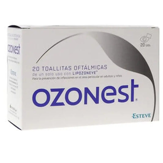 Lingettes ophtalmiques Ozonest, 20 lingettes