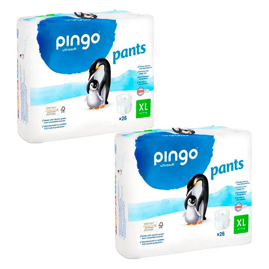 Pingo Nappy Culotte de protection taille 6, paquet de 2 x 26 unités