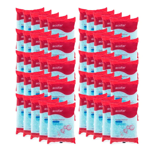 Acofar Pack éponge savonneuse jetable, 24 éponges x 50 sachets