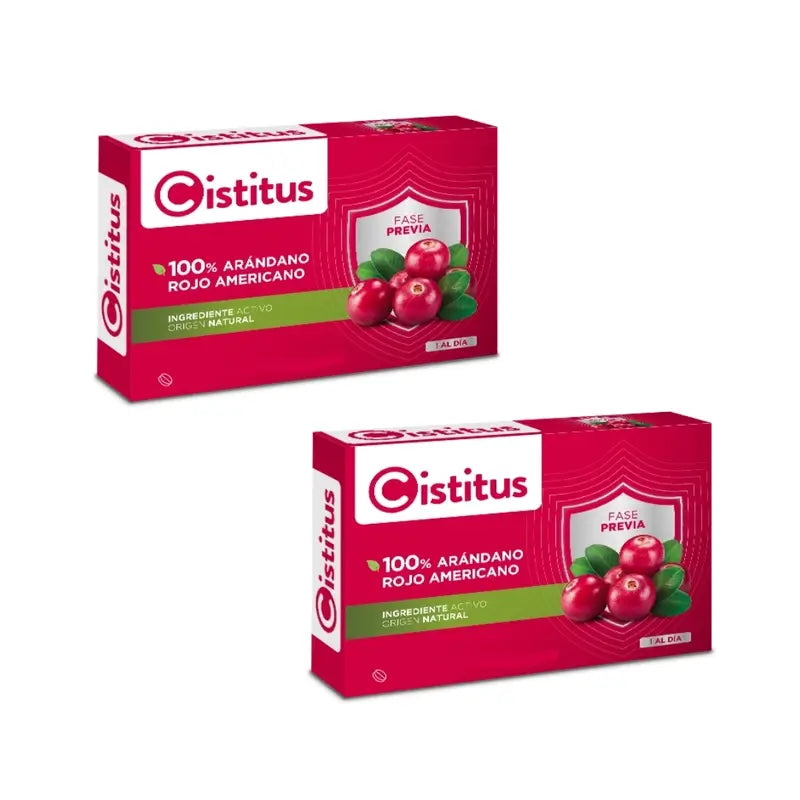 Cistitus 130 Mg Concentré de Canneberge, Pack 2 x 60 comprimés