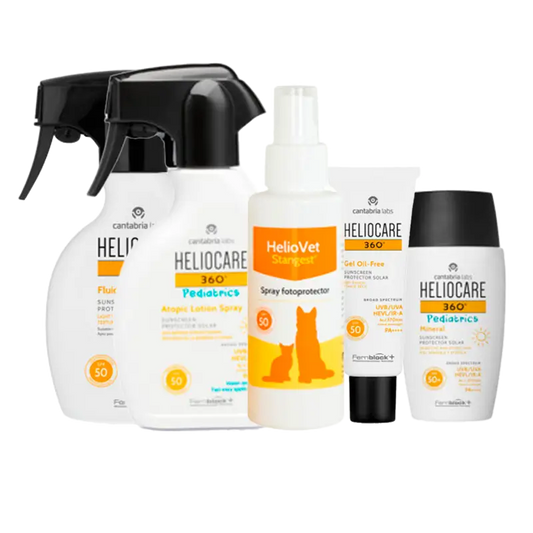 Pack famille solaire HELIOCARE , HELIOVET