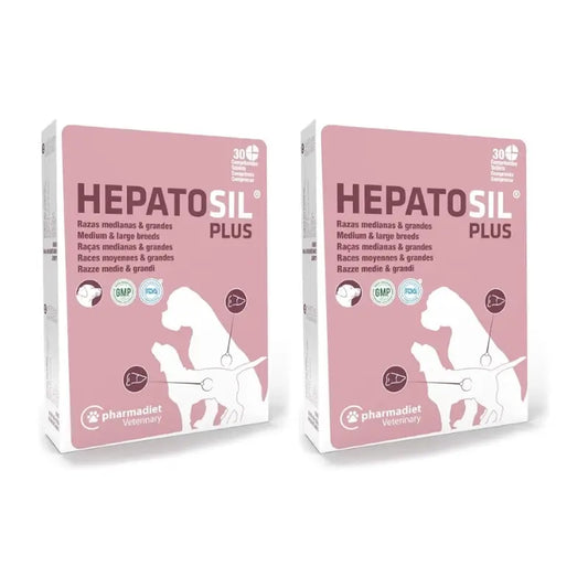 Hepatosil Plus Medium-Large Breed, Pack 2x30 Comprimés