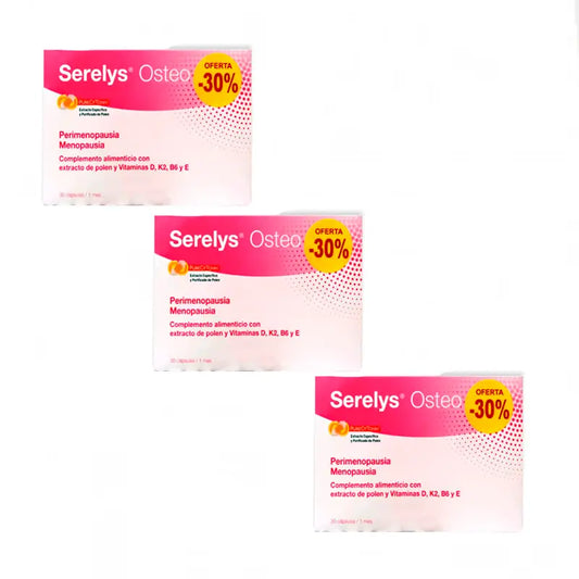 Serelys Osteo, Pack 3x30 Capsules