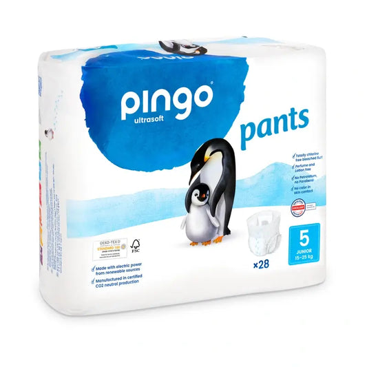 Pingo Nappy Nappy Wipes Taille 5 (11-25 kg), 28 pcs.