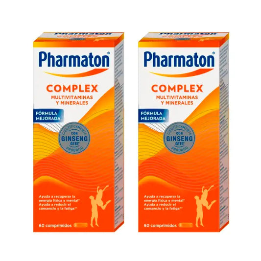 Pharmaton Complex Pack 2 x 60 comprimés compacts