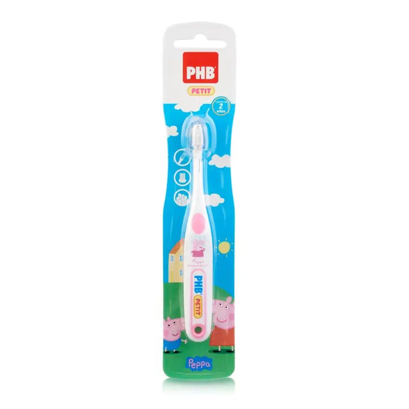 Brosse à dents pour enfants PHB Plus Petit Peppa Pig + 2 ans, différentes couleurs