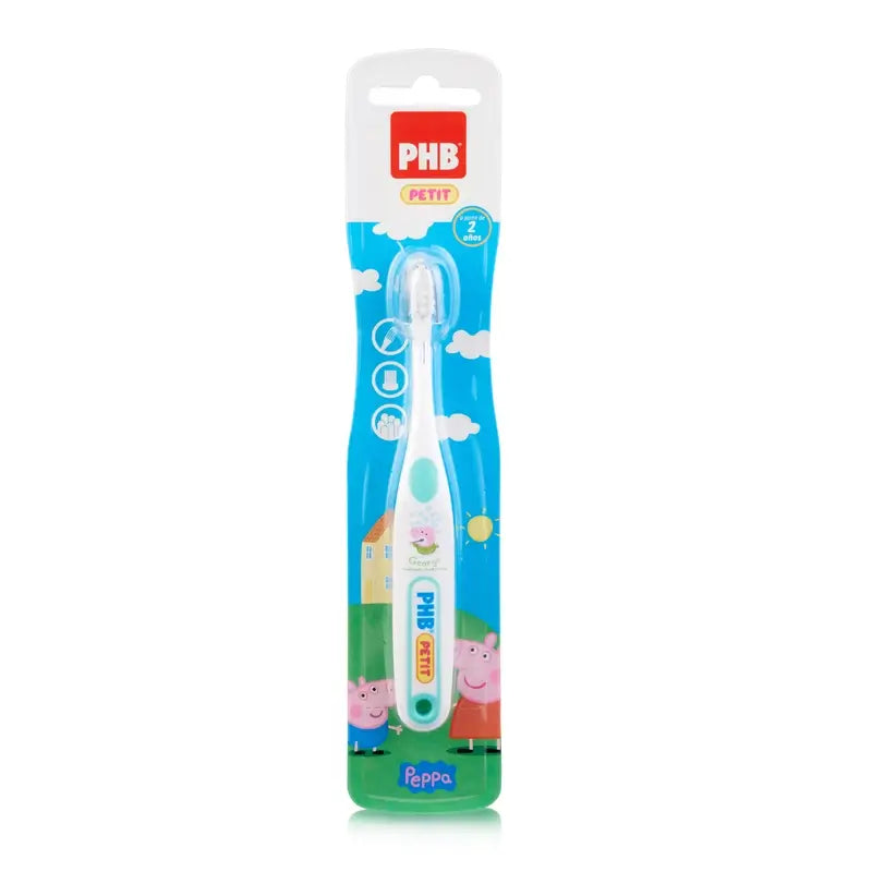 Brosse à dents pour enfants PHB Plus Petit Peppa Pig + 2 ans, différentes couleurs