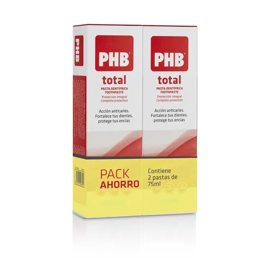 PHB Total Dentifrice Duplo 75 Ml