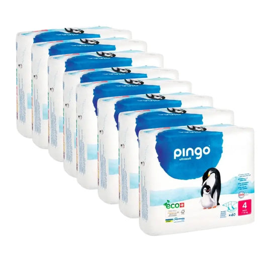 Bas de couche Pingo Nappy Taille 4 (7-18 Kg), 8X30 unités