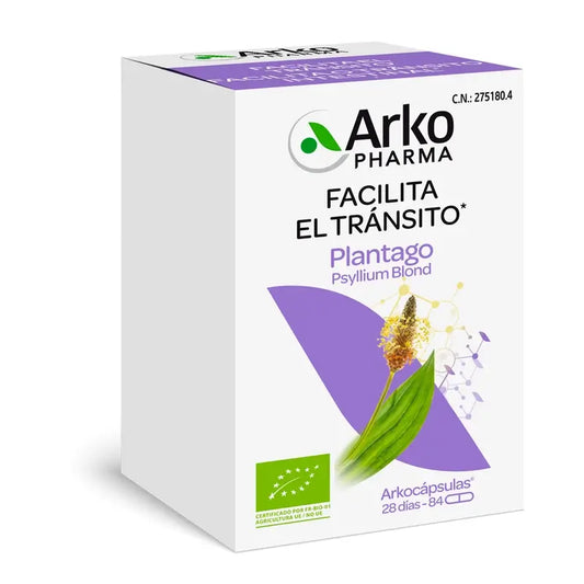 Arkopharma Arkocápsulas Plantago Bio, 84 gélules