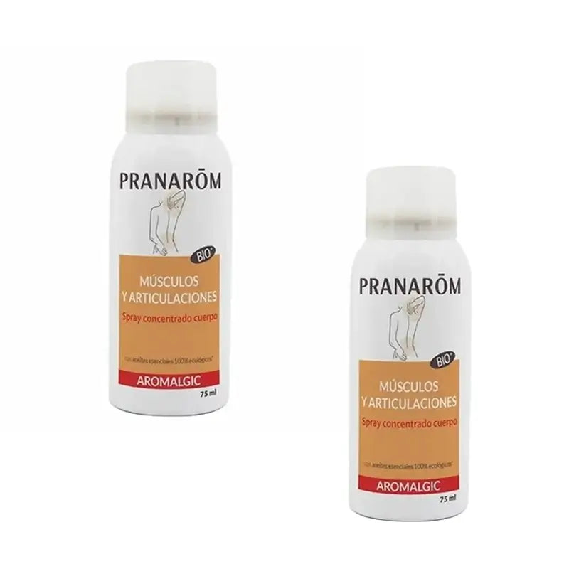 Pranarôm Aromalgic Spray Concentré Muscles & Articulations Bio, 2X75 Ml