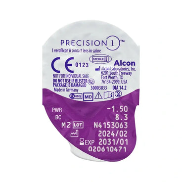 Lentilles quotidiennes sphériques Precision1, 30 unités