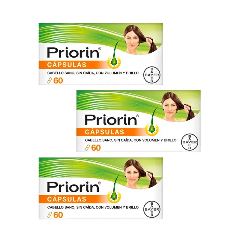Priorin Hair Health, Pack 3 x 60 gélules