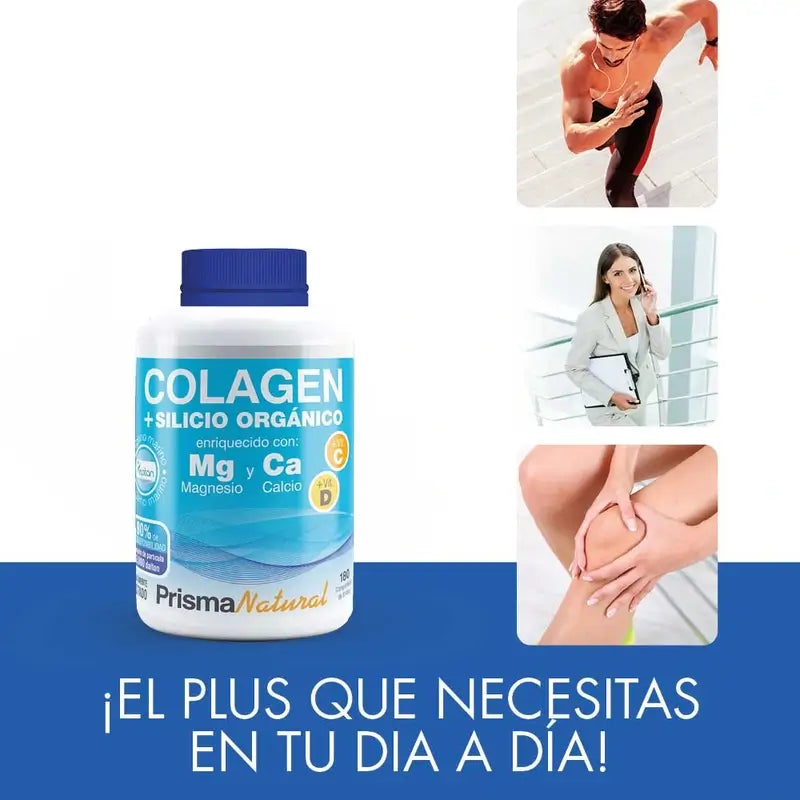 Prisma Natural Marine Collagen Peptan + Organic Silicon, 180 Comprimés