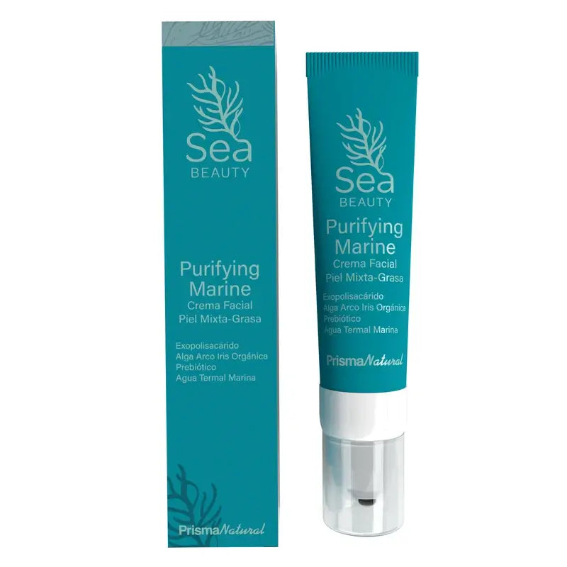 Prisma Natural Sea Beauty Émulsion marine purifiante pour le visage Peau mixte, 50 ml