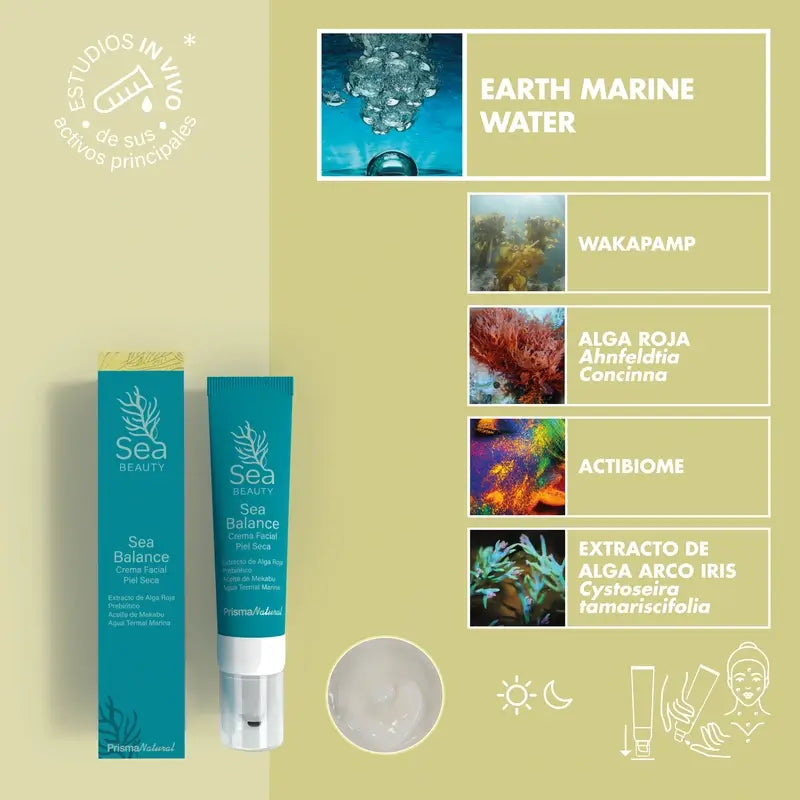 Prisma Natural Sea Balance Facial Cream Dry Skin, 50 ml