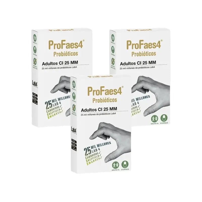 Profaes4 Probiotiques Adulte Ci 25Mm, paquet de 3 x 30 comprimés