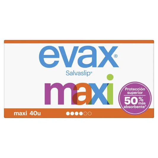 Evax Salvaslip Maxi Panty Liner 40 units