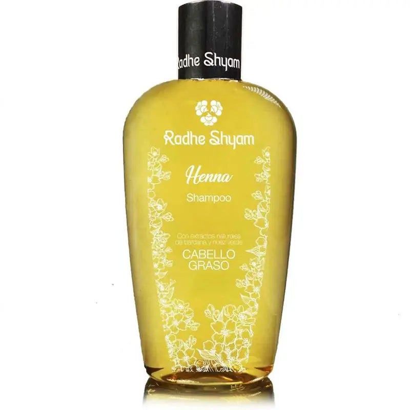 Shampooing au henné pour cheveux gras de Radhe Shyam, 250 ml
