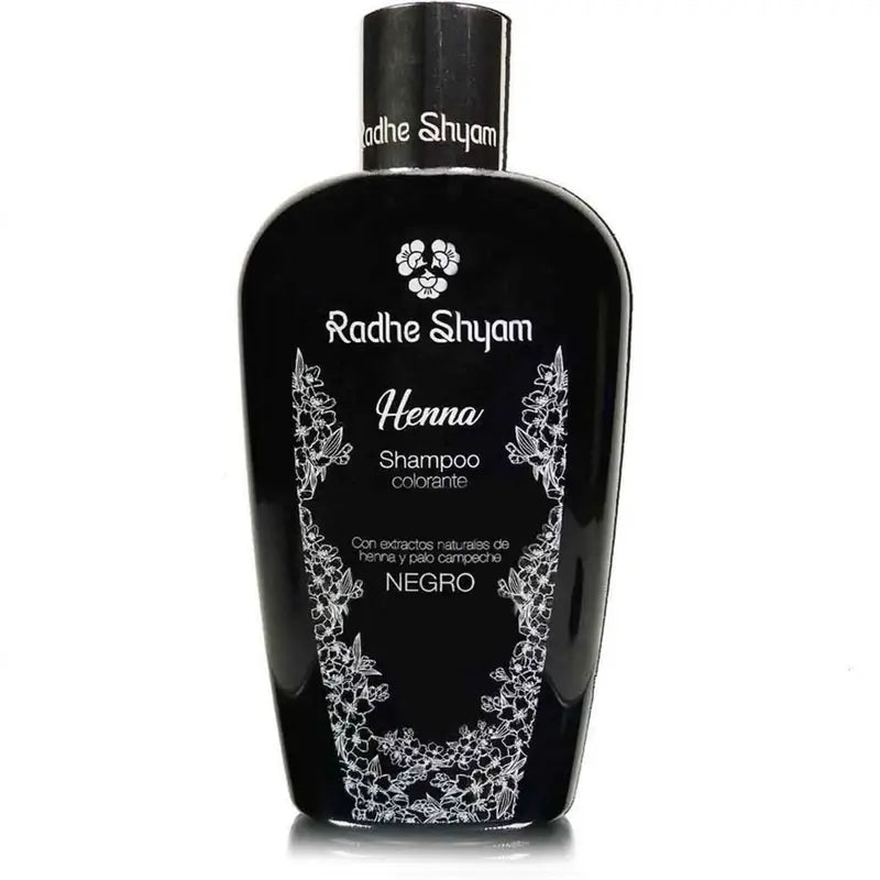 Shampooing au henné noir Radhe Shyam, 250 ml