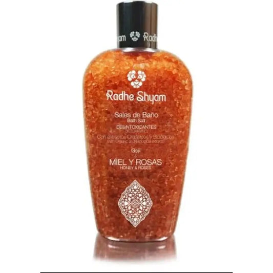 Radhe Shyam Sels de bain au miel et à la rose, 330 gr