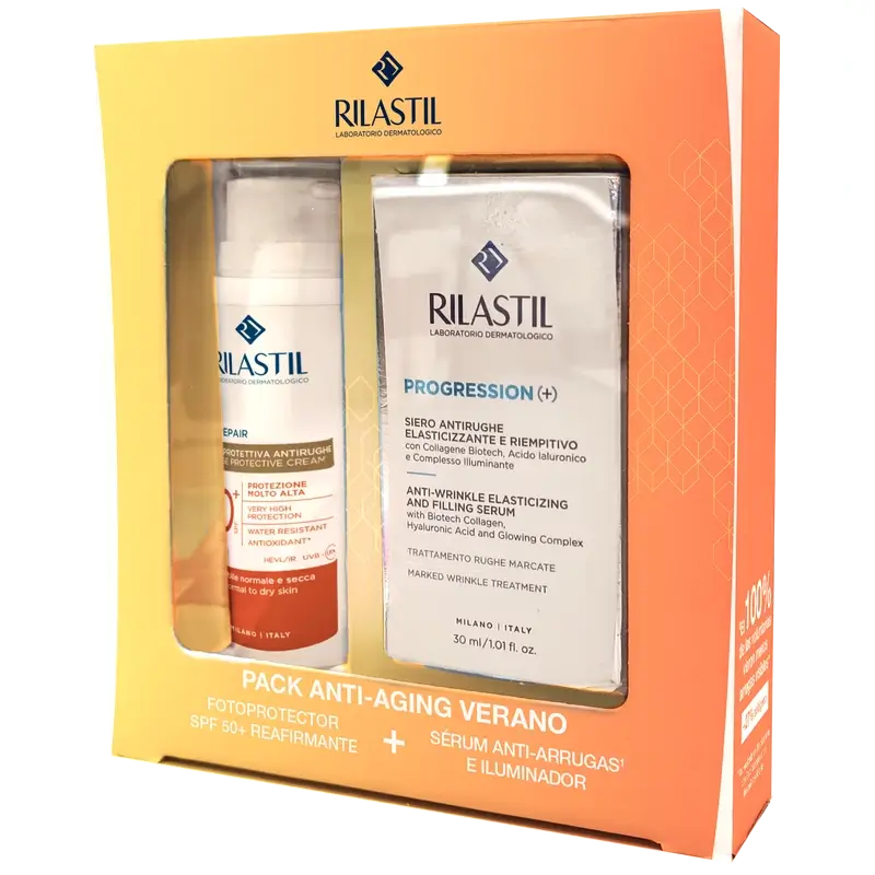 Rilastil Pack Sun System Age Repair Spf50+ ET Progression (+) Serum, 80 ml