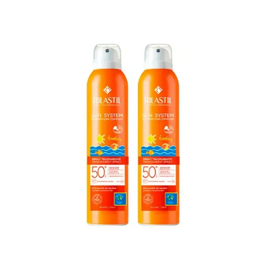 Rilastil Sun System Baby Spray Transparent 50+ , 2 x 200 ml