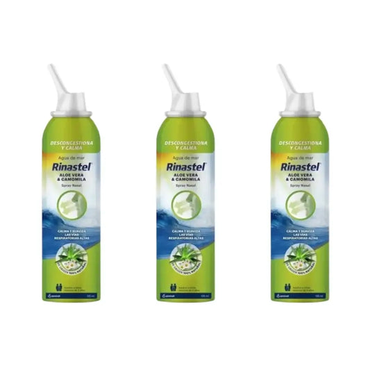 Rinastel Aloe V Camomille Spray nasal, 3X125 Ml