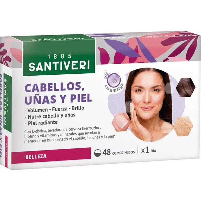 Santiveri Multivigor Cheveux, Ongles et Peau 48Comp.