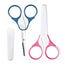 Saro Baby Scissors with Pink or Blue Lid