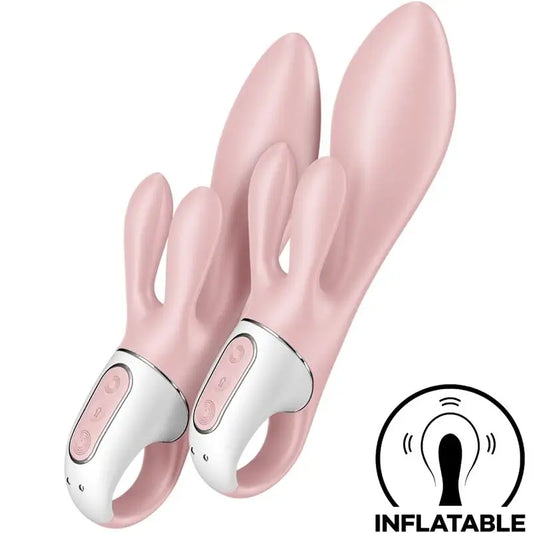 Satisfyer Air Pump Bunny 3 Vibrateur lapin gonflable rose