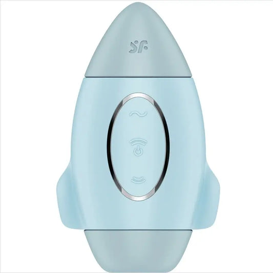 Satisfyer Mission Control Bleu Petit Vibrateur à Double Impulsion