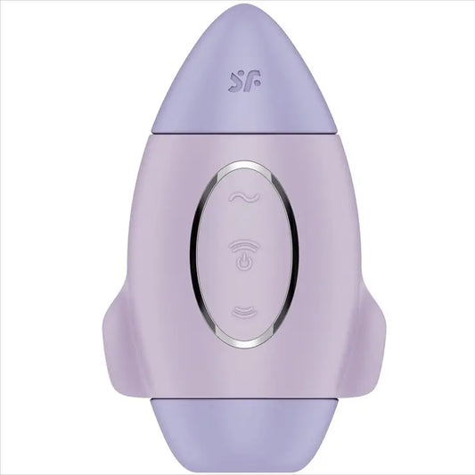 Satisfyer Mission Control Lilas Petit Vibrateur à Double Impulsion