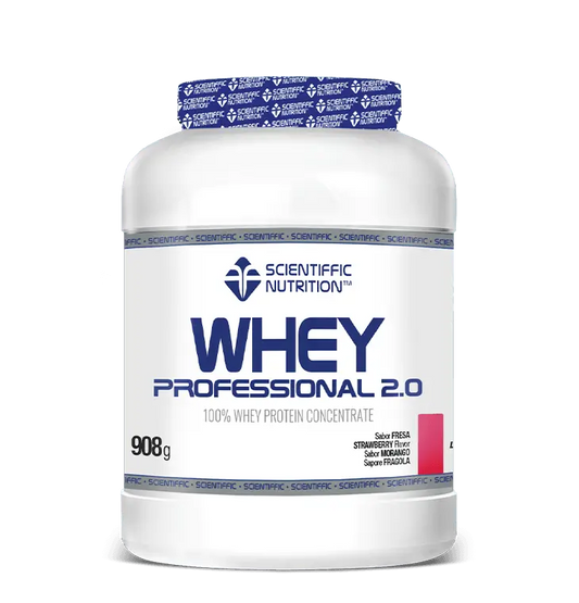 Scientiffic Nutrition Whey Professional 2.0 Fraise, 908 g