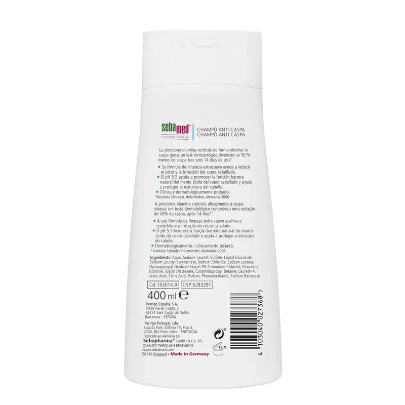 SEBAMED Shampooing antipelliculaire 400 ml