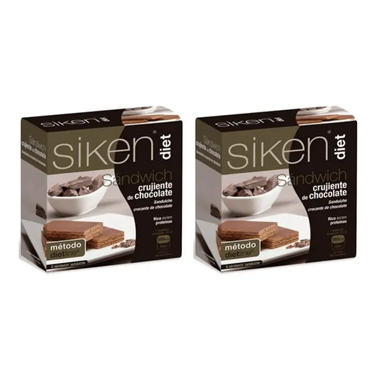 Siken Diet Sandwich au chocolat, 2X6 unités
