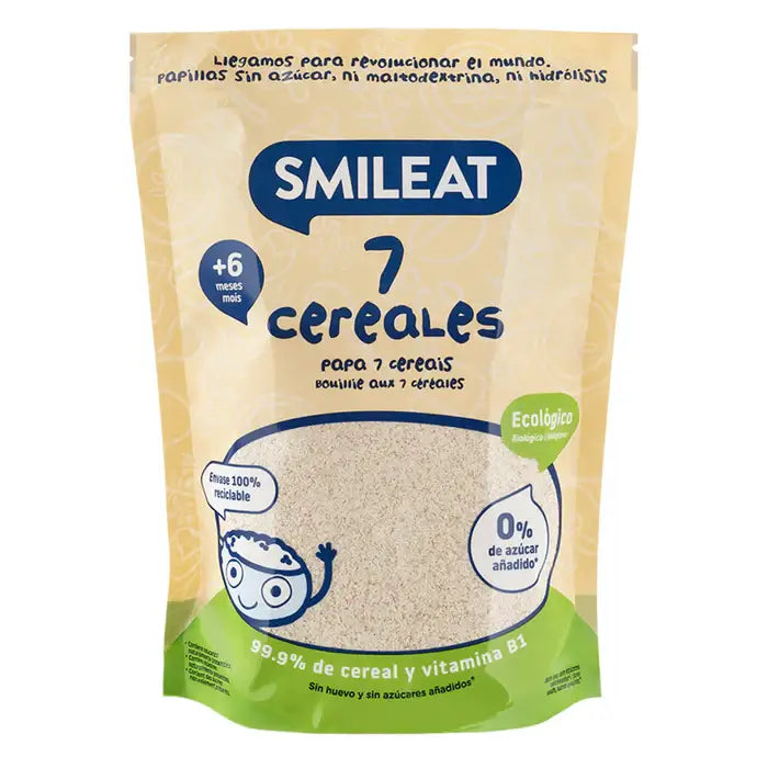 Smileat bouillies de 7 céréales bio, 200 g