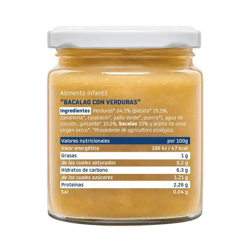 Morue Smileat et pommes de terre aux légumes , 230 grammes