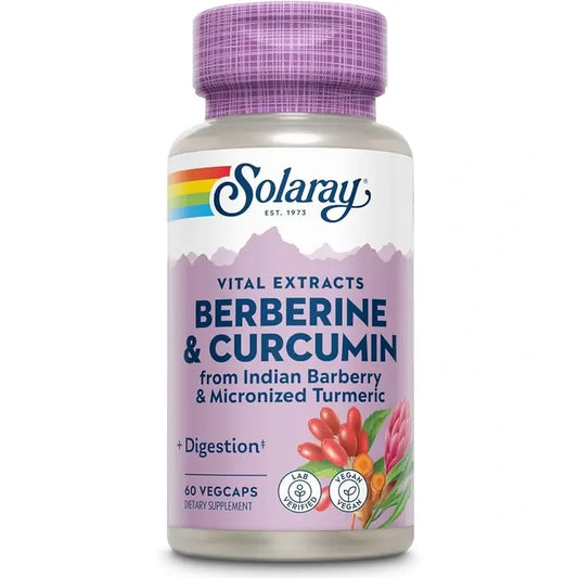 Solaray Berberine & Curcumin, 60 capsules