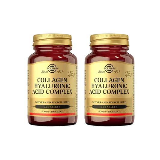 Solgar Hyaluronic Acid Complex With Collagen, 2X30 Comprimés