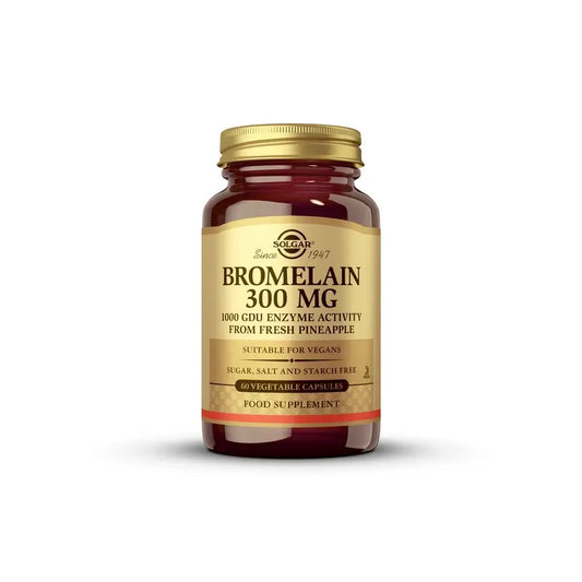 Solgar Broméline 300mg, 60 Capsules