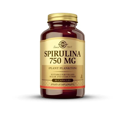 Solgar Spirulina 750mg, 80 Capsules