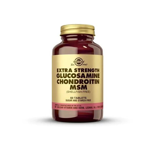 Solgar Glucosamine Chondroïtine MSM, 60 Comprimés